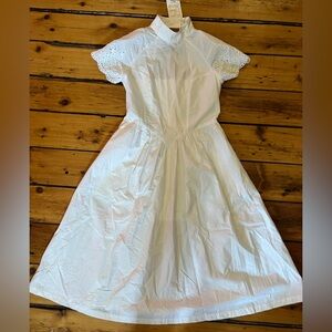 Batsheva Virginia White Dress Size 4